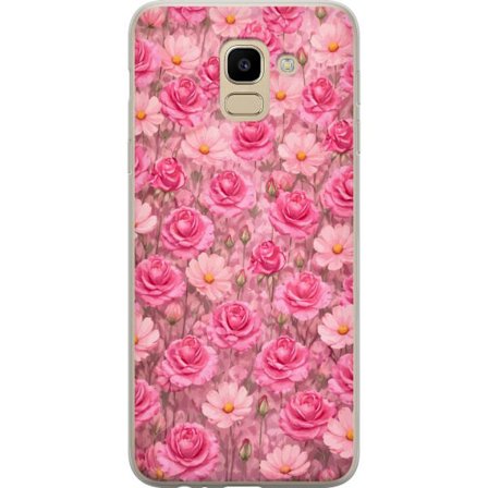Yhteensopiva Puhelinkuori Samsung Galaxy J6 Petal Reverie Blush Rose