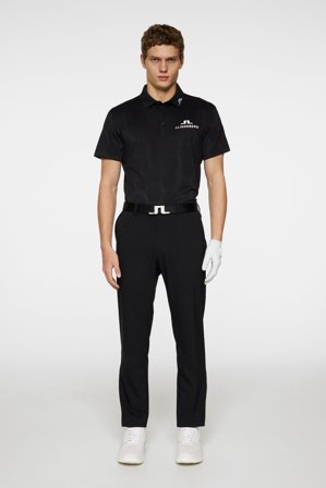 J.Lindeberg - Golf - KV Tour Mesh Golf Polo - Black - Man - M