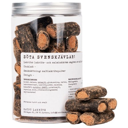 Haupt lakrits Söta Svenskjävlar! 280 g | Matlagning > Skafferiet > Lakrits | Bagaren och Kocken