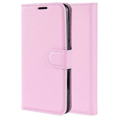 iPhone 14 Pro -lompakkokotelo korttipaikoilla, jalustalla ja magneettisella sulkimella, suojaava PU-nahkainen [iskunkestävä TPU] -läppäkotelo, pinkki