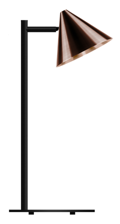 Westal Tratt Micro Bordlampe GU10, uten lyskilde Mørkoksidert kobber, Belysning