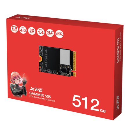 ADATA SSD 512GB ADATA M.2 PCI-E NVMe XPG Gammix S55 retail