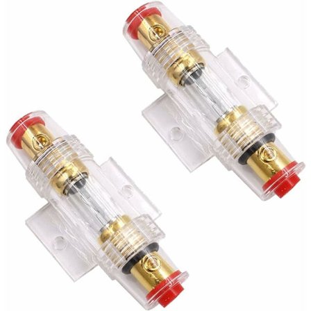 #2 stk. Inline sikringsholder, 60A sikringsholder bilstereo strøm sikkerhet#