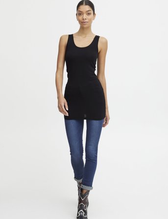 b.young Pamila Long Top - - Black - M