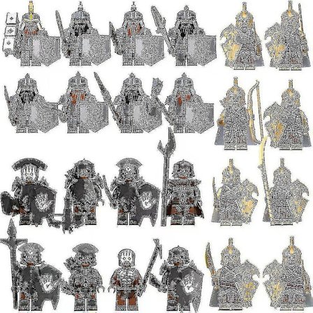 24 The Lord of the Rings byggeklodser minifigurer legetøj