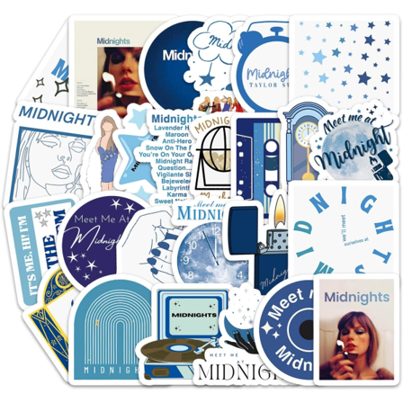 Taylor Stickers Merch Swift Albums Stickers Merchandise Vinyl Vattentät Laptop Vattenflaska Stickers (pakke med 50) N1-5