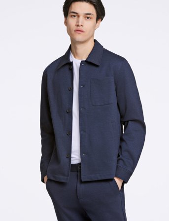 Lindbergh Superflex Overshirt - Navy - XXL
