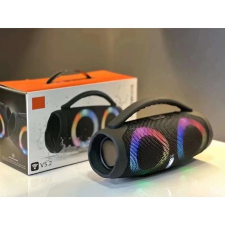 100W trådlös TWS subwoofer portabel vattentät högtalare RGB färgstark roterande blinkande ljus bluetooth högtalare