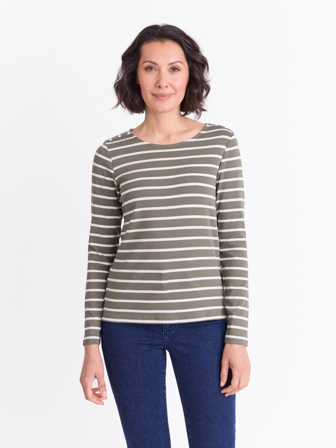 MATCH - Sienna topp - Va Vite - Str. XXL - Dame - Gensere & Cardigans - Grønn - 95% bomull, 5% elastan