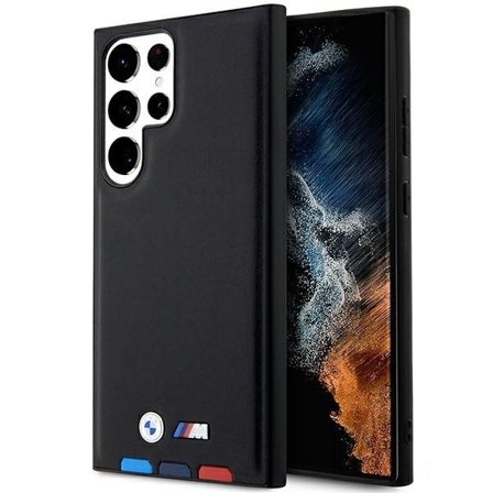 BMW BMHCS23L22PTDK S23 Ultra S918 svart/svart Skinnstempel Tricolor