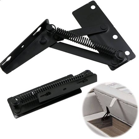 Möbelfjäder gångjärn funktion soffa skåp tebord koppling delad gångjärn ingen övre flipp dörrfäste 2st