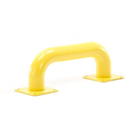 Påkörningsskydd, rak, Ø89 mm, 350X600 mm