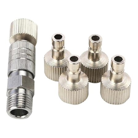Profesjonelle Airbrush-tilbehør, modell Airbrush Quick Plug Connector Luftpumpe Luftslangekobling Hurtigkobling Airbrush Quick Pull Connector (4 stk)