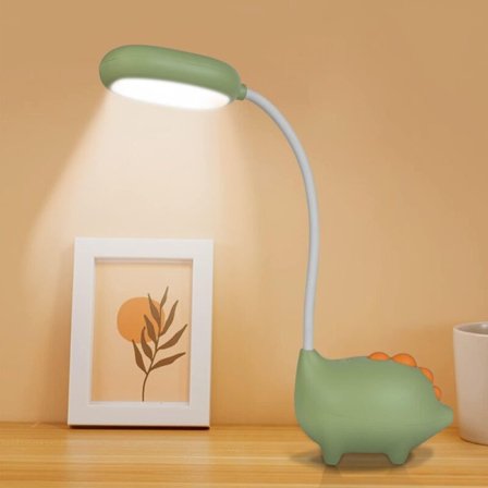 LED Skrivebordslampe, Børne Skrivebordslampe Dæmpbar Øjenvenlig Touch Sensor Sengelampe 3 Lysstyrkeniveauer, USB Genopladelig Touch Switch