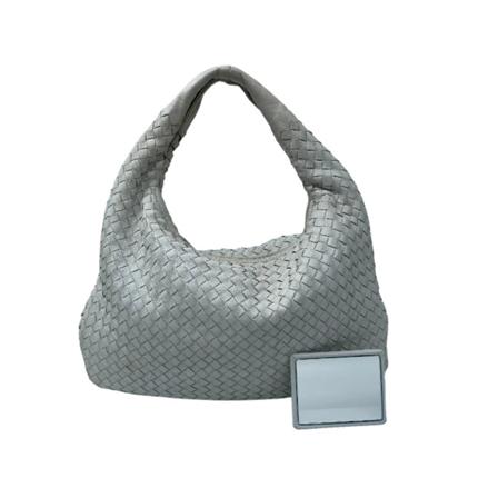 Bottega Veneta Vintage Pre-owned Leather shoulder-Tass , Wit , Dames , Maat: ONE Size Vintage Tassen