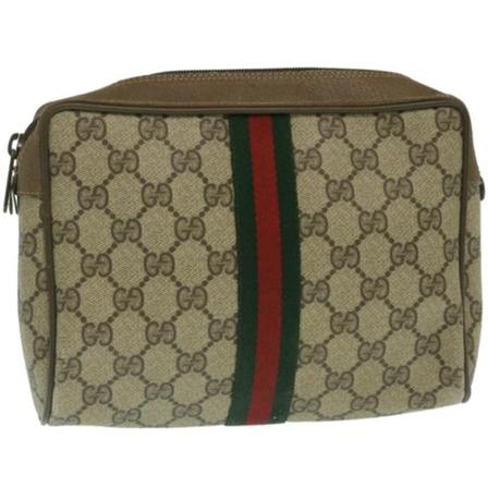 Gucci Vintage - Vintage Väskor - Beige - Dam - Storlek: One Size, Dam, Storlek: ONE SIZE