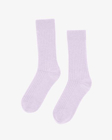 Merino Wool Blend Sock - Soft Lavender - Female - 41-46