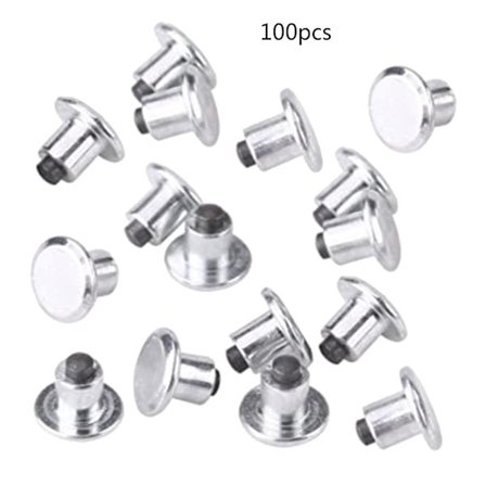 100 stk. skridsikre bildæk nitter skruer søm til motorcykel cykel vandresko anti-is sne pigge