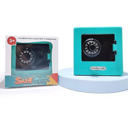 Lösenords-Spargrisa för Barn Pengar Box ATM Kontanter Mynt Sparande