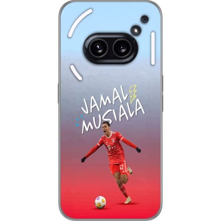 Yhteensopiva Puhelinkuori Nothing Phone (2a) Jamal Musiala Bayern München Saksa jalkapalloilija Bundesliga-tähti luova keskikenttäpelaaja nopea tek