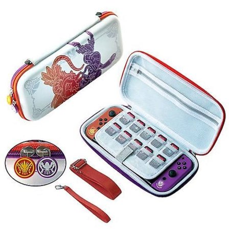 Nintendo Switch/lite Scarlet And Violet Opbevaringstaske, Beskyttende Hårdt Skal, Etui til Nintendo Switch OLED-tilbehør