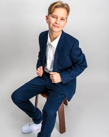 Jack & Jones JPRSOLAR BLAZER JNR Blau Blazer/Anzüge Jungen - Kids Brand Store