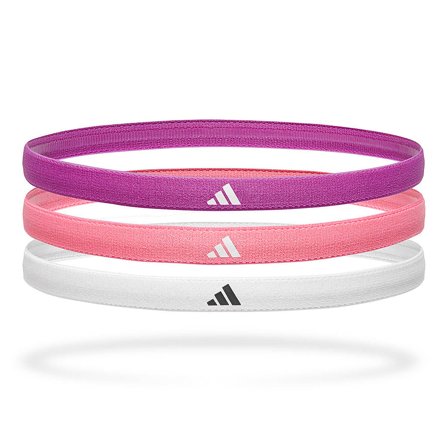 Adidas Hårbånd 3-pak Lilla/Pink/Hvid, Hår, Hårpynt, Hårbånd