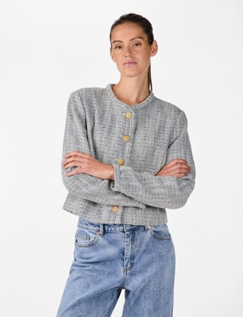 YAS Yasnorali Ls Jacket - Ex - Grey - L