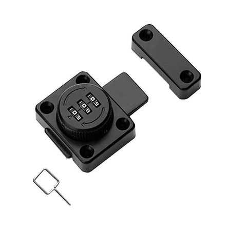 Skapkombinasjonslåser, nøkkelløs skaplås, sinklegeringmateriale, egnet for 1-veis dør til oss