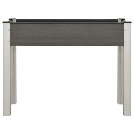 Vidaxl Odlingslåda Upphöjd 100x40x75 Cm Wpc Grå Grå