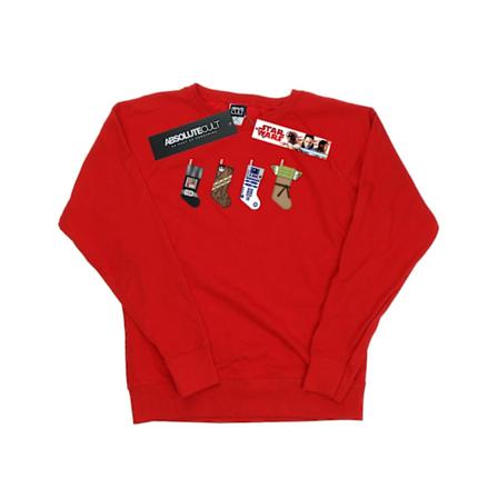 Star Wars Damstrumpor Jultröja Kvinnor/Damer M Röd Red M