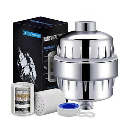 Suihkusuodatin - 10-25-vaiheinen suodatusjärjestelmä