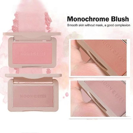 Ensfarget Blush Palett Vanntett Ekspansjonsfarge Naturlig Matt & Lysnende