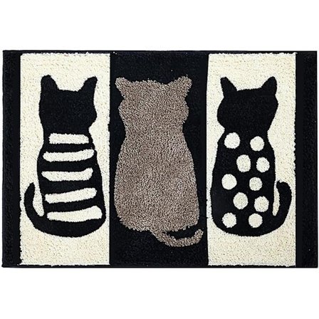 Kylpyhuoneen matto 45*65cm Kissan ovi matto Etuoven matot sisätiloihin