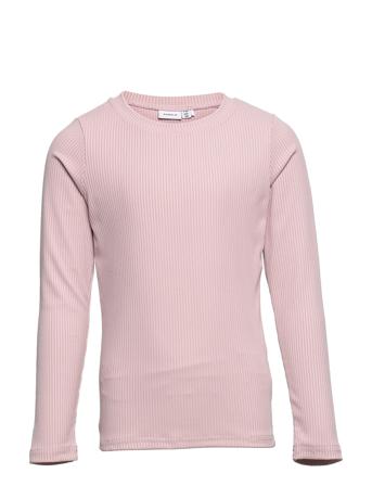 Nkftila Ls Slim Top T-shirts Long-sleeved T-shirts Rosa Name It