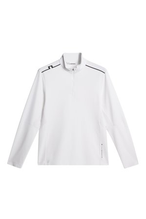 J.Lindeberg - Leon Quarter Zip Mid Layer - Golf - White - Men - S