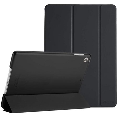 Etui for iPad Air 3. generasjon 10,5" 2019 / iPad Pro 10,5" 2017, Ultratynt lettvekts etui med gjennomsiktig bakside for iPad 10,5 tommer - Svart