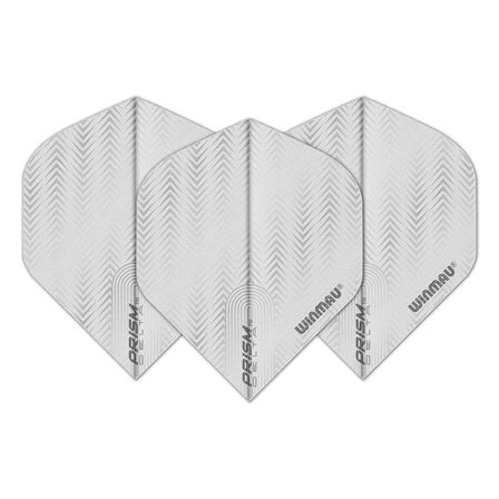 Winmau Prism Delta White V Dart Flights | Winmau.com