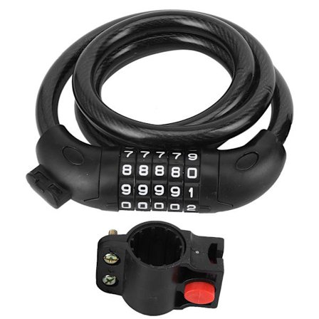 Sykkellås Elektrisk Terrengsykkel Fastmontert Bærbar Antifyverlistlås Kodet Lås