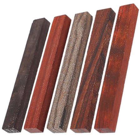 5 stk. DIY Eksotisk Tre Pennemner Eksotisk Tre Emner For Penn DIY Treskjæringssett Hk 2024THO