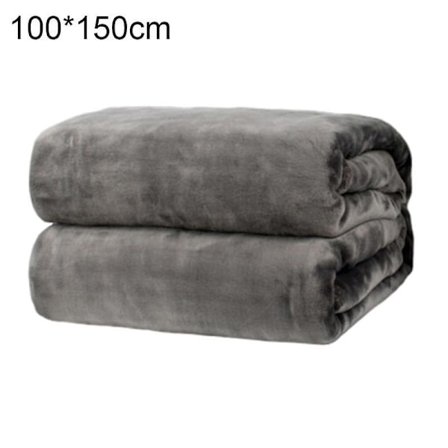 Polyester Myk Varm Ensfarget Teppe Sovepledd Gulvteppe for Hjem Soverom Sengetøy