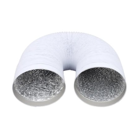 Avgasningsslang PVC Ø 150 mm 3 meter flexibel för köksfläktar, torktumlare, luftkonditioneringssystem