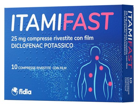 Itamifast 10 Compresse Rivestite 25mg