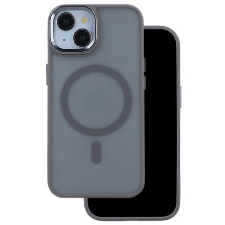 Frostet MagSafe-deksel for iPhone 17 Pro Max – Grå