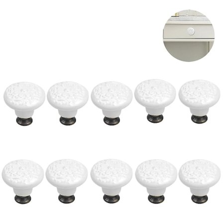 10 kpl Keramiikkakahvoja, Vintage Kaappiovien Kahvat, Laatikoiden Kahvat, Keramiikkakahvat, Laatikoiden Kahvat, Komodin Kahvat, Laatikoiden Kahvasetti