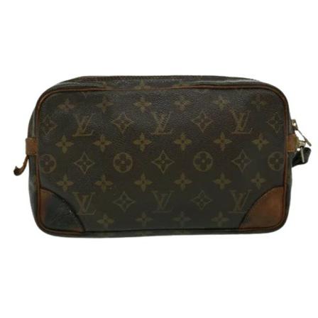Louis Vuitton Vintage, Pre-owned Marly Dragonne Bruin, Dames, Maat:ONE Size,leer