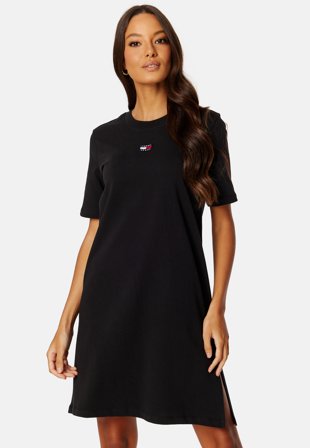 TOMMY JEANS Badge Tee Dress BDS Black Klær