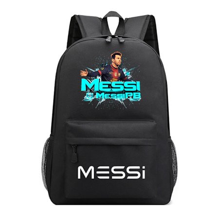 Skolesekk for barn, laptop-ryggsekk kompatibel med Messi[JUN]