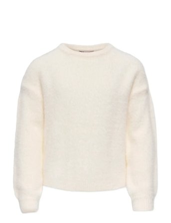 Kids Only Kognewpiumo L/S Pullover Knt Noos - Cream - 146-152