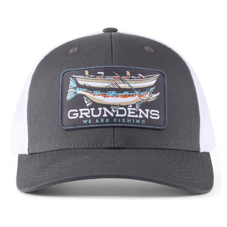 Grundéns Drift Boat Trucker Charcoal/White